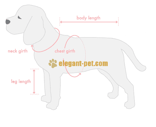 Dog Clothes Sizing Chart Information Help Article Leopard K9